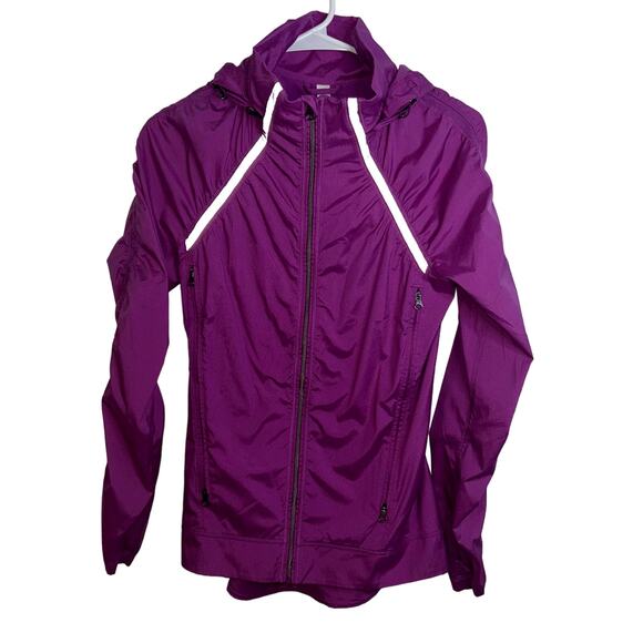 Lululemon Gather And Sprint Jacket Ultra Violet Womens Size 4 Running EUC - Picture 2 of 12